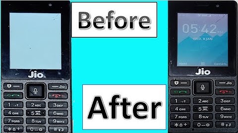 Jio F220B white display problem. jio f120b whtie display.