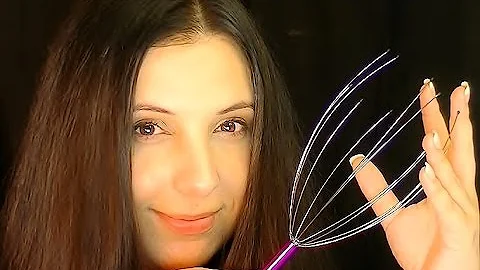 Binaural ASMR: Head Massager, Hair Brushing, Zelda...