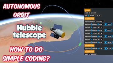 How to code and make automatic orbit in Simplerockets 2 android for beginners