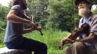 Flatfooting to Hog-eyed man - Jon Bekoff RIP & Nate Paine - Twin Fiddles
