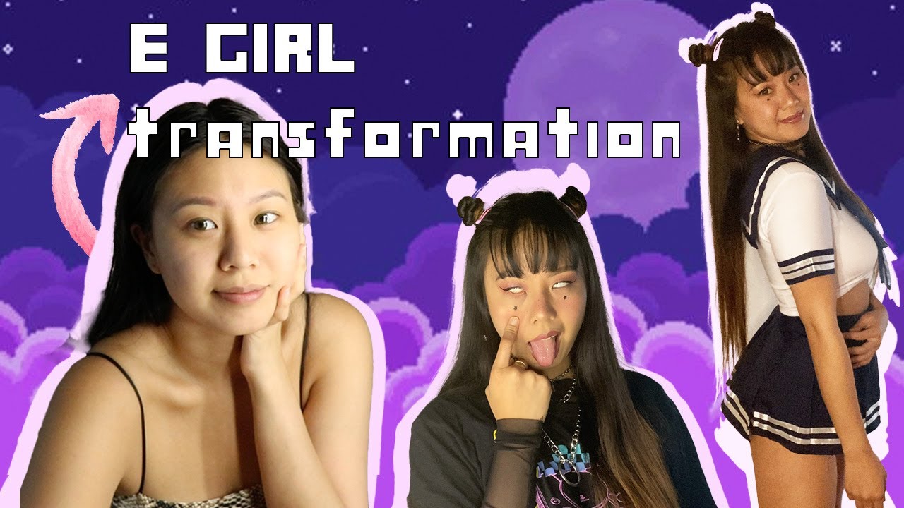 4. "Blue-haired E-girl transformation" - wide 7