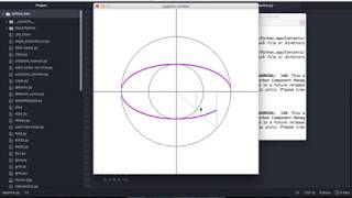 Drawing an ellipse (De La Hire) in Python