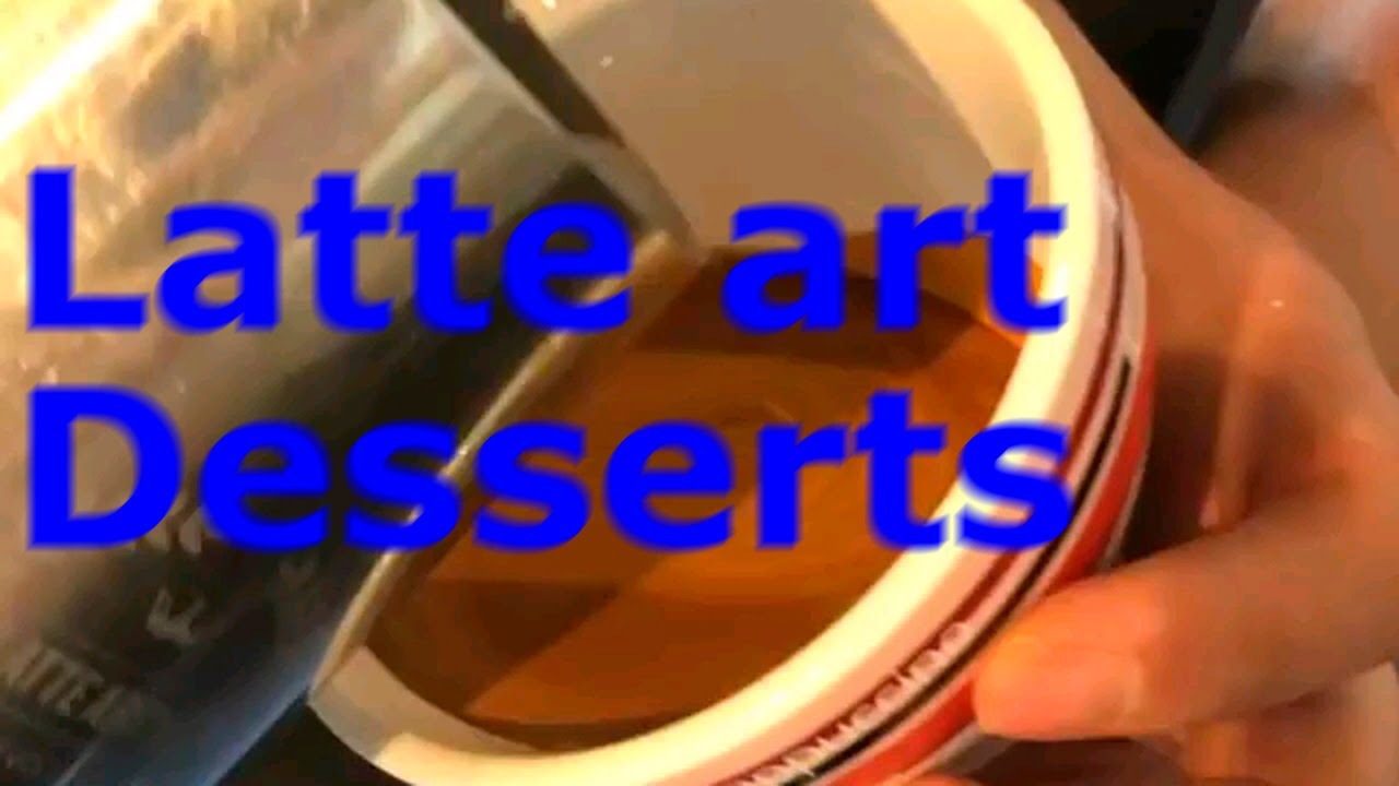 Barista art & baking - YouTube