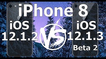 Speed Test : iPhone 8 - iOS 12.1.3 Beta 2 (Build 16D5032a)  vs iOS 12.1.2 v2  (Build 16DC104)