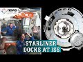 Boeing&#39;s new Starliner docks at the International Space Station
