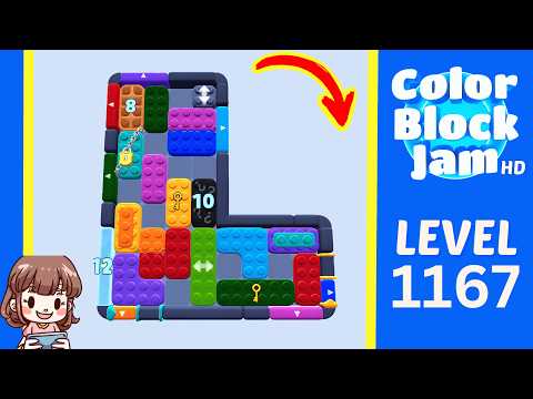 Color Block Jam Level 1167 walkthrough video preview