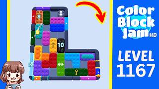Color Block Jam Level 1167 Solution Walkthrough