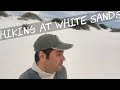 HIKING AT WHITE SANDS NATIONAL PARK IN NM