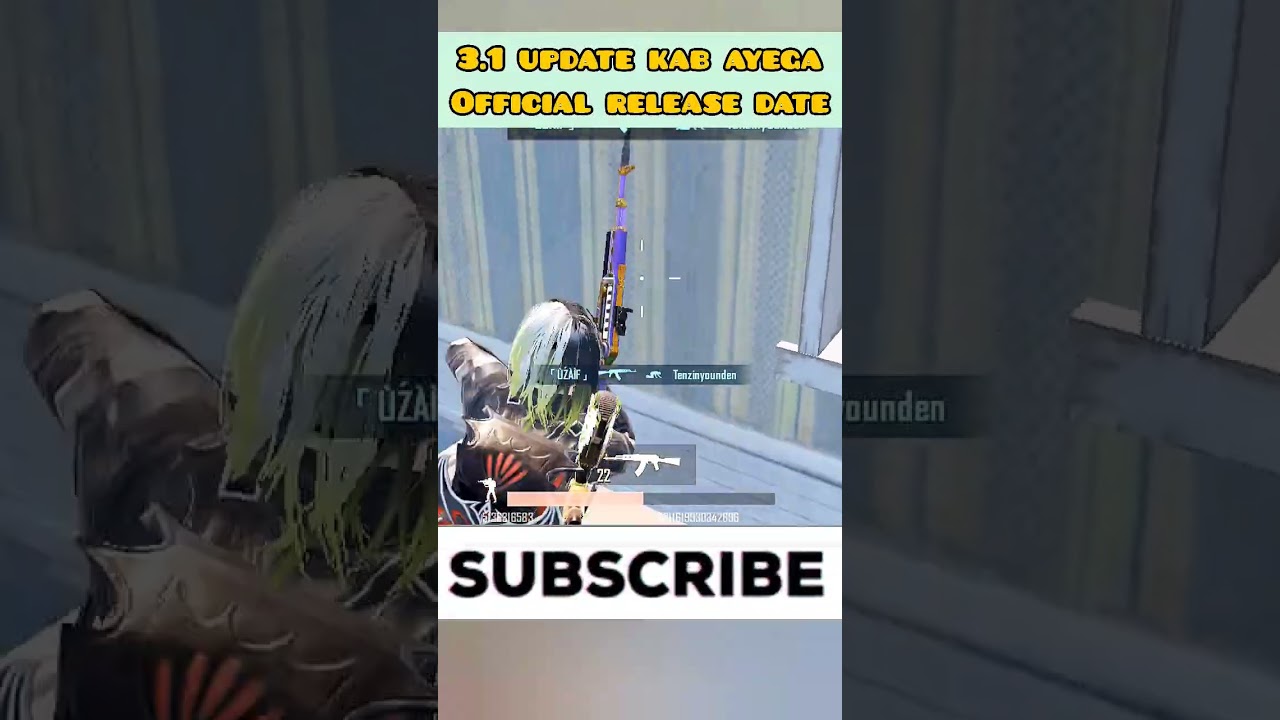 bgmi 3.1 update delay | 3.1 update bgmi me kab ayega | official release date