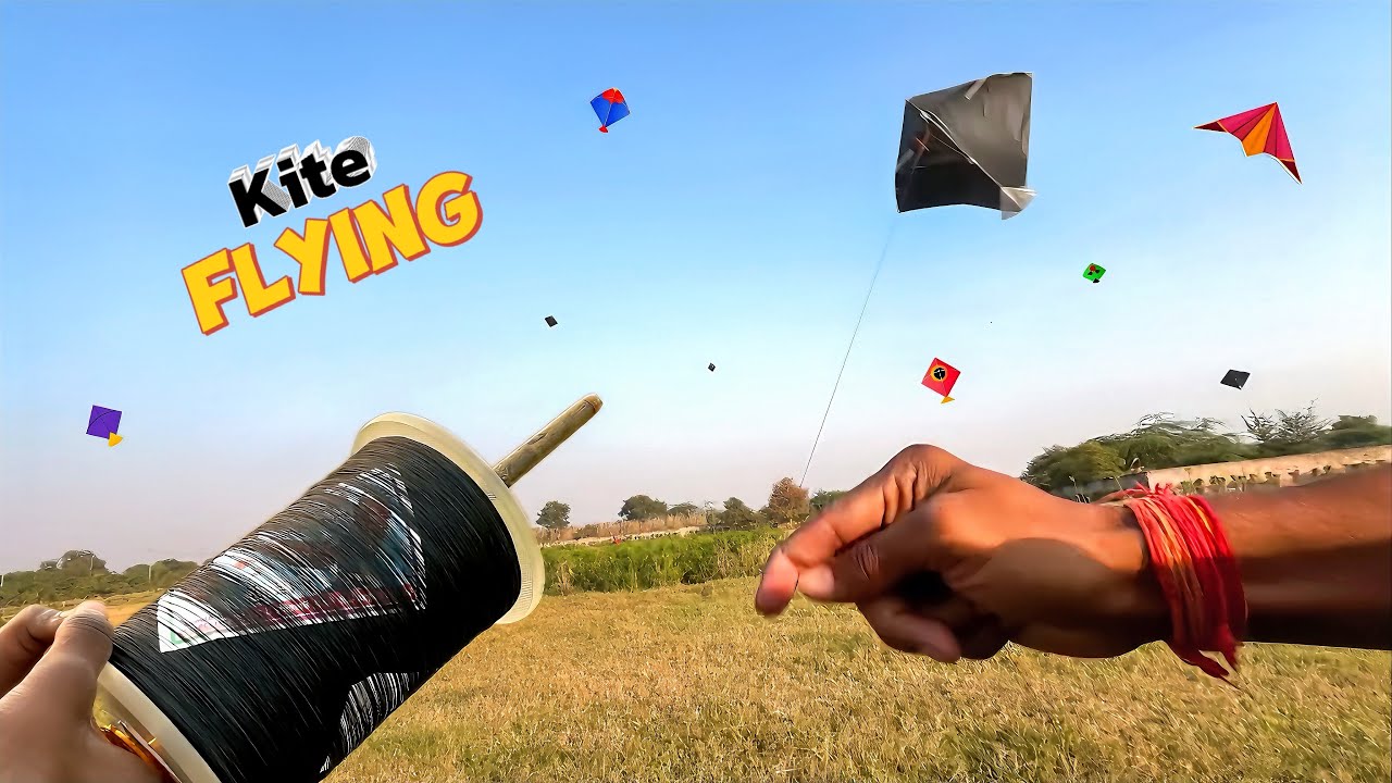 KITE FLYING & KITE FIGHTING FROM GROUND🔥 | Gaurav Kite Lover #kiteflying #2025 