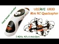 UDIr/c U830 2.4GHz, 4Ch, 6 Axis Gyro, Hand Sensor, Mini RC Quadcopter (RTF)