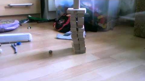 jenga tower collapse
