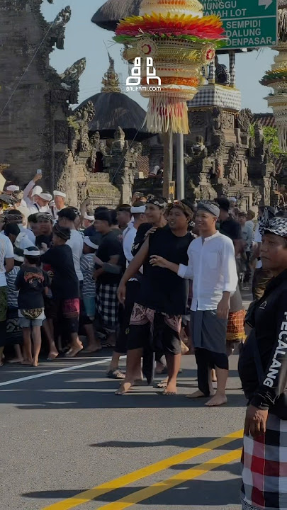 Siat Tipat Bantal is a tradition in Kapal Village. It involves a symbolic war using tipat and pil...