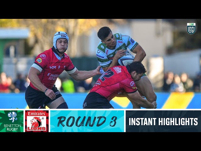 Benetton v Emirates Lions | Instant Highlights | Round 3 | URC 2023/24 -  YouTube