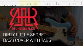 The All-American Rejects - Dirty Little Secret (Bass Cover with Tabs)