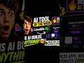 This AI Tool Feels Illegal to Use…🔥 and it’s honestly insane #aitools #artificialintelligence