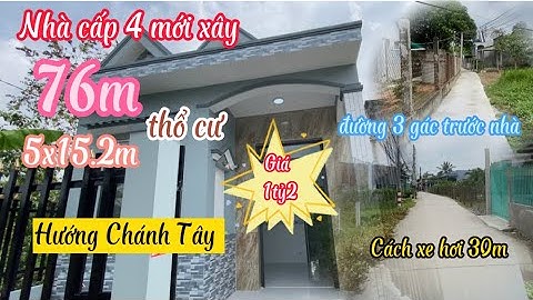 ❤️ Đất Cần Giuộc Giá Rẻ. Nhà cấp 4 nốc thái mới xây cách đường xe hơi 30m giá chỉ 1tỷ2.