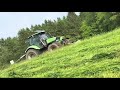 Silo mähen in der Schneifel 2021 // Deutz-Fahr mit Schmetterlingsmäher