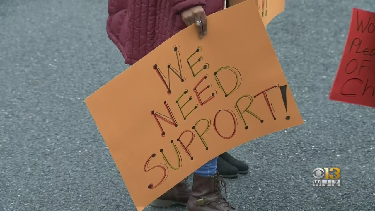 Baltimore County Teachers Hold Rally, Protest For Better Contracts ...