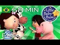 Se Você Está Contente | Versão 2 | E muitas mais Canções de Ninar | LittleBabyBum!