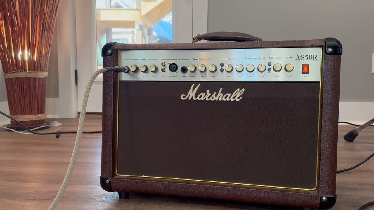 Steel Music MARSHALL AS50R ACOUSTIQUE 50W OCCASION