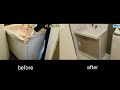 【DIY】洗面台ﾘﾌｫｰﾑ#3『開封～設置』#ﾄﾗﾌﾞﾙ発生#INAX#加工#DIYニキ#急上昇