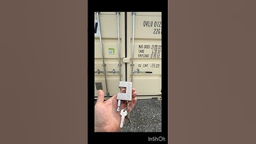 LOCK your shipping container the right way #selfstorage