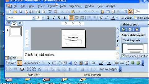PowerPoint 2003 Tutorial The Title Bar Microsoft Training Lesson 1.4