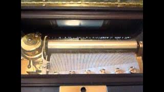 Reuge 72 note music box playing Hungarian Rhapsody