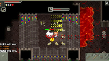 Yog fight with Perfect Tank Warrior(Berserker) build Shattered Pixel Dungeon