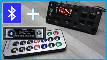 Bluetooth decoder connect to old car audio head unit upgrade