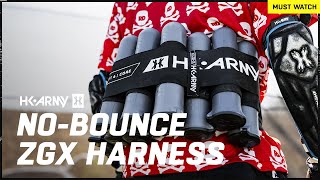 Gear up with the Zero-GX Paintball Harness - Lightweight and No Bounce!