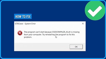 How to Fix Fitgirl Repacks  GTA 5 D3dcompiler_43.dll Missing Error (2025)