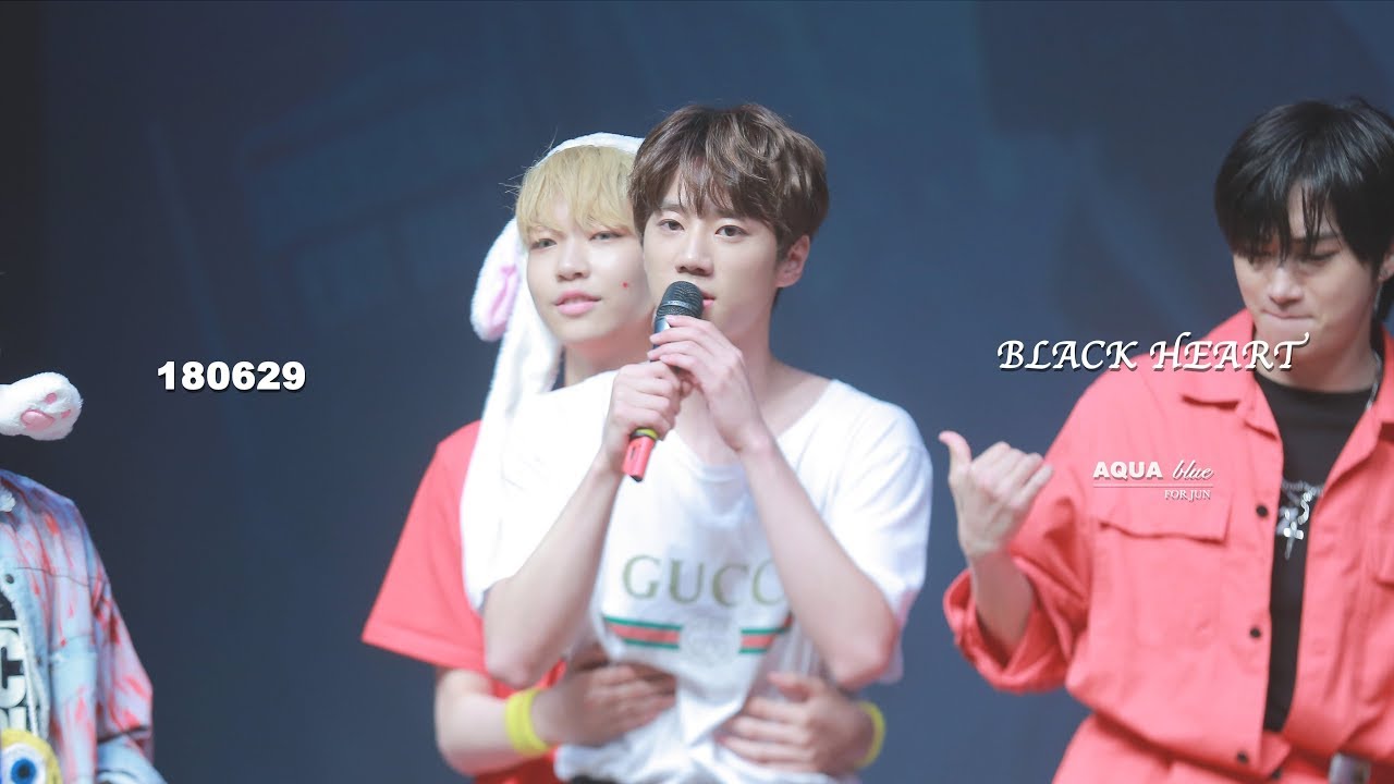 180629 유앤비(UNB) 팬사인회 BLACK HEART(Short ver.) - JUN FOCUS