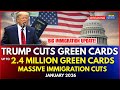 NEW POLICY: Trump Plan Could Cut Up to 2.4 Million Green Cards by 2026 — What’s Next!