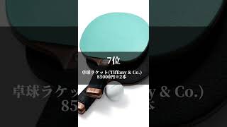 卓球ラケットの高い値段ランキング #Shorts