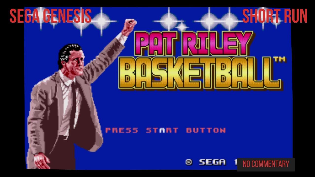 Pat Riley Basketball - Sega Genesis - No Commentary