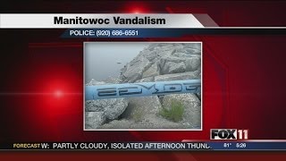 Lighthouse, dog park vandalized in Manitowoc