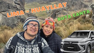 LIMA - HUAYLLAY / RUTA POR CANTA / BOSQUE DE PIEDRAS (CERRO DE PASCO)