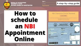 NBI Clearance Online Application | Paano kumuha ng NBI Clearance |  Schedule Online appointment