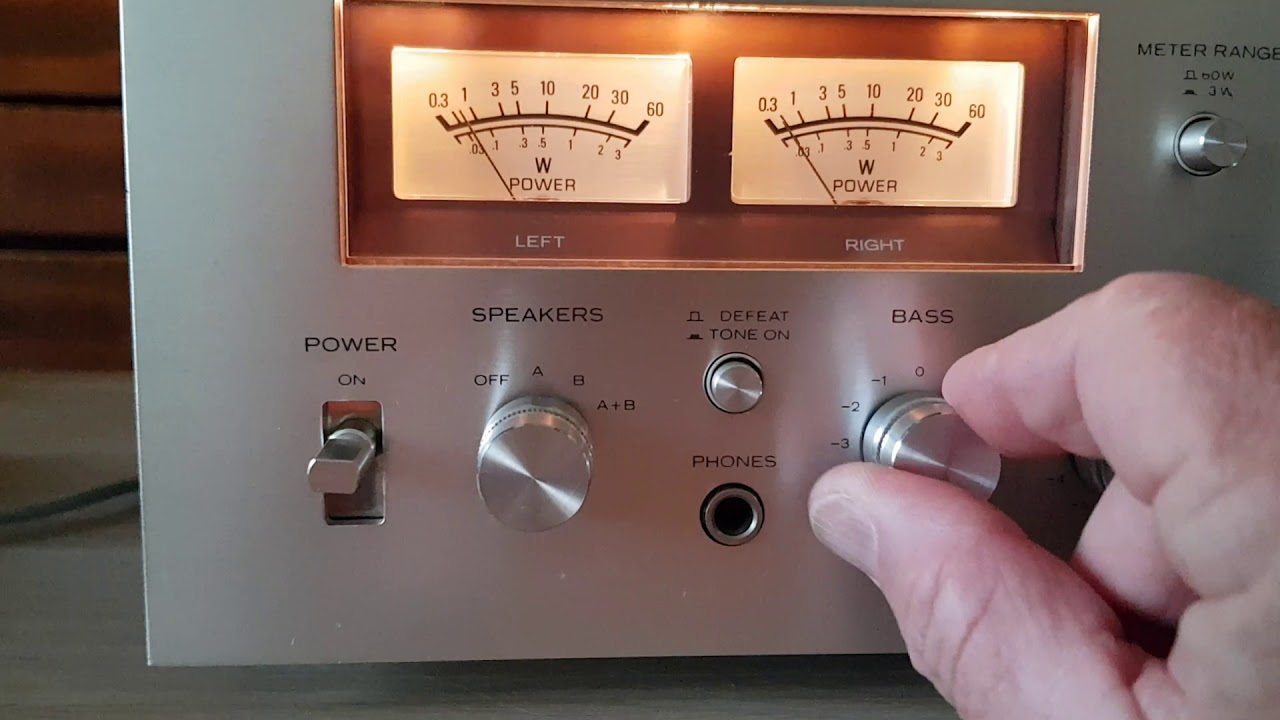 Demo - Kenwood KA-5500 integrated amplifier - YouTube