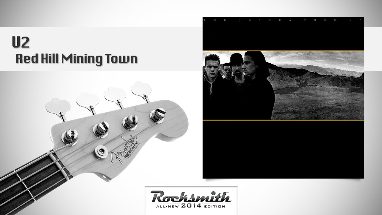 U2, Red Hill Mining Town 100 (Rocksmith Bass) YouTube