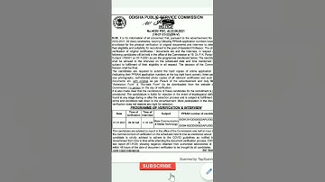 OPSC Assistant professor mass communication interview