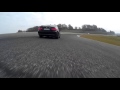 Renault Sport Clio RS3 197 catching Alfa Romeo 4C and BMW e92 330D at Vallelunga 19/12/2015