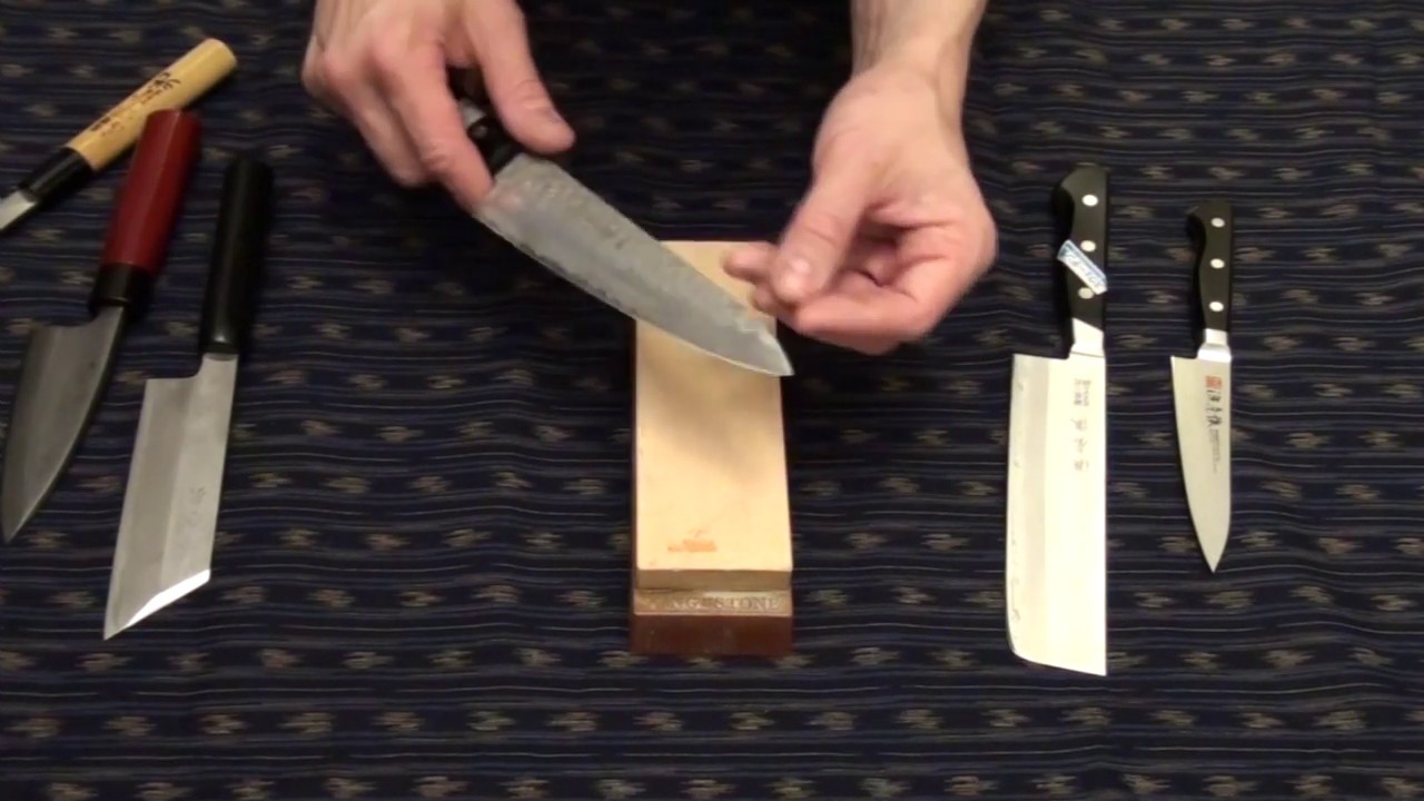 Knife sharpening sharpening tips of knives YouTube