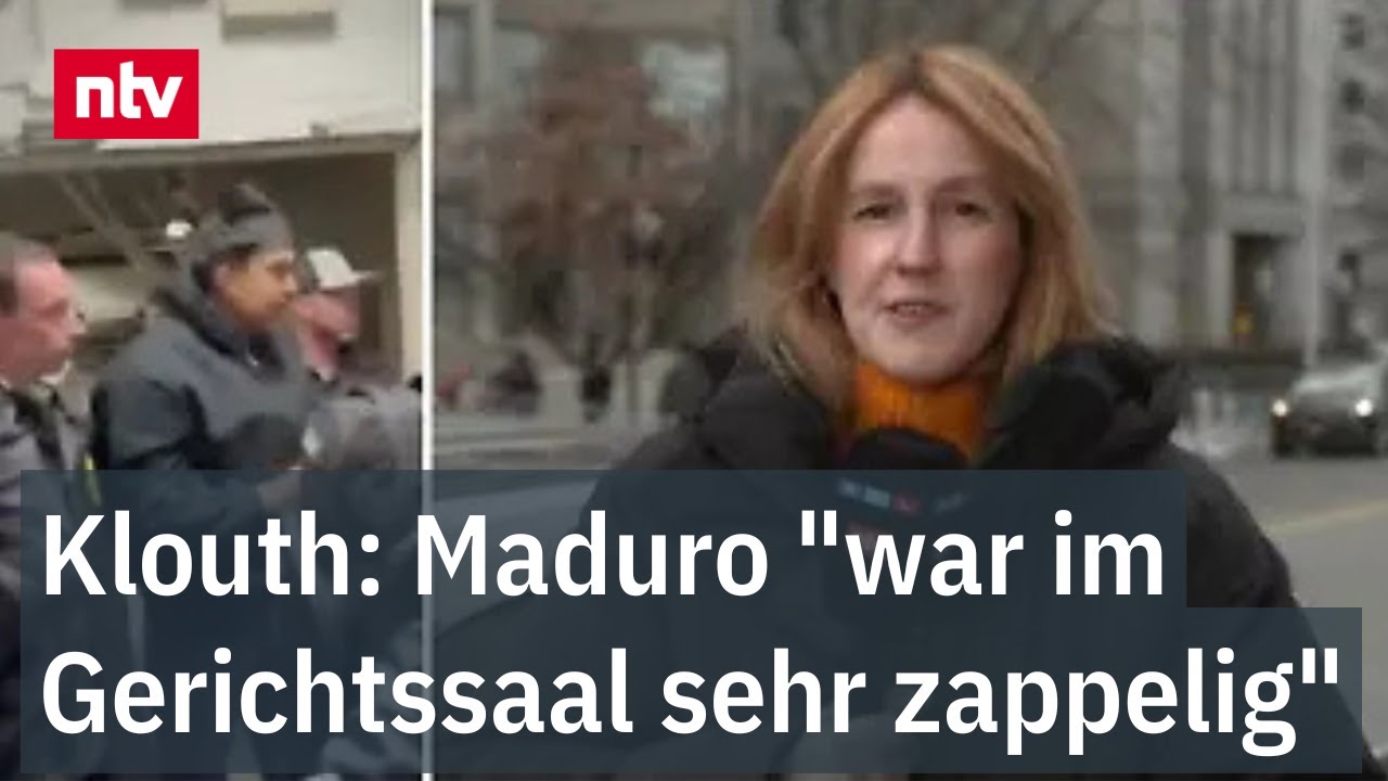 Klouth: Maduro "war im Gerichtssaal sehr zappelig" - Erste Anhörung in New York | ntv
