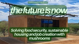 Solving Food Security, Sustainable Housing and Job Creation with Mushrooms
