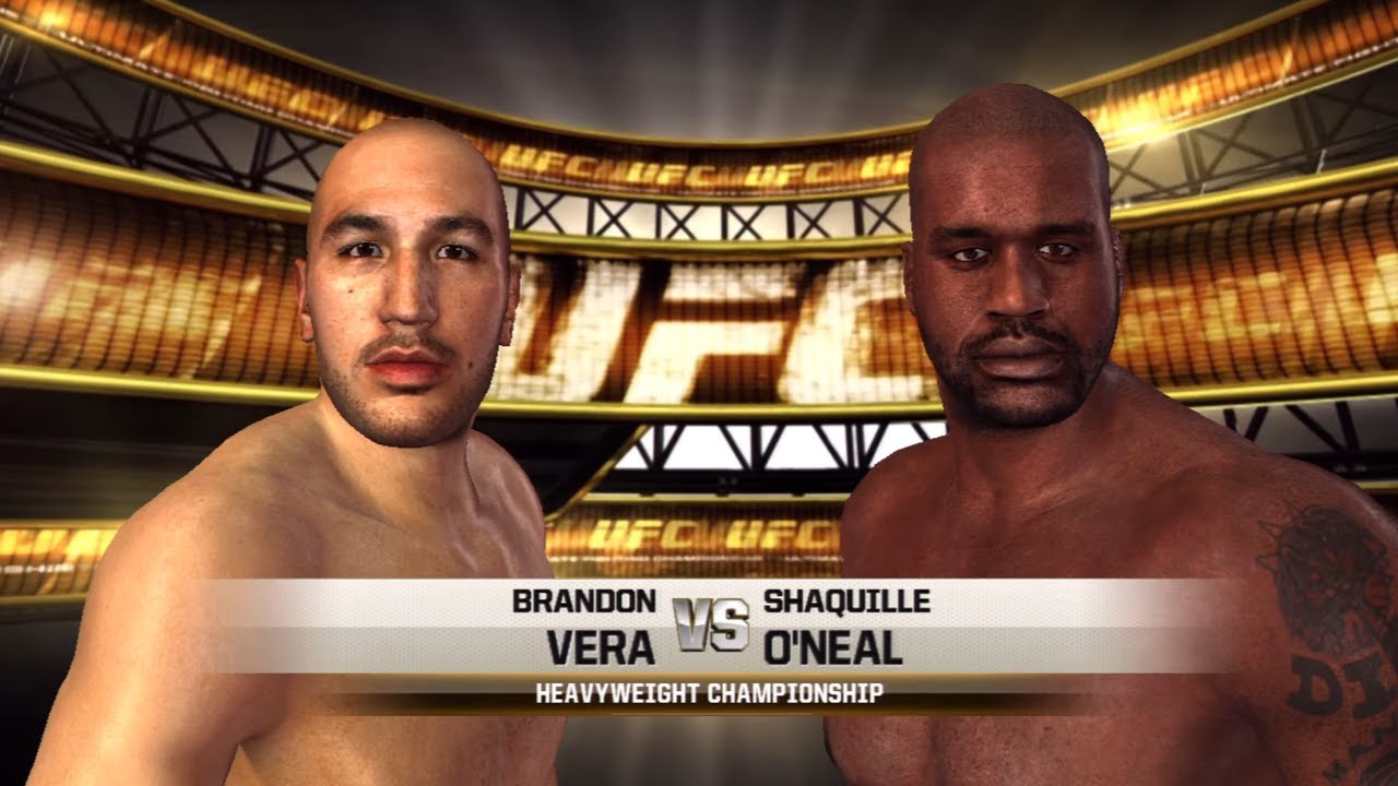 UFC Undisputed 2010 Gameplay Brandon Vera vs Shaquille O'Neal