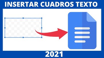 CÓMO INSERTAR CUADROS DE TEXTO EN GOOGLE DOCS - 2021