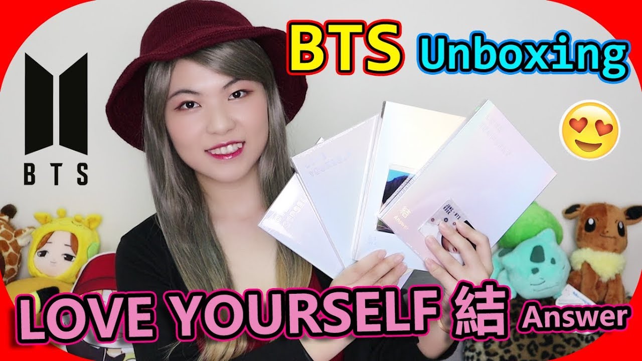 【BTS開箱】Unboxing 방탄소년단 LOVE YOURSELF 結Answer (S,E,L,F Versions)ft.微音樂【JOUTV朴梨】